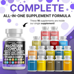 Clean Nutraceuticals MultiMag capsules close-up showcasing diverse magnesium forms for daily support