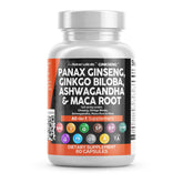 Clean Nutraceuticals Panax Ginseng bottle for focused mornings and sustained energy