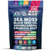 Clean Nutraceuticals sea moss bottle ready for daily wellness rituals