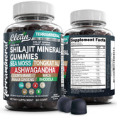 Clean Nutraceuticals Terramineral Shilajit Gummies bottle supports daily vitality