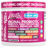 Clean Nutraceuticals Vaginal Probiotics bottle for daily balance and comfort