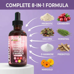 Uva Ursi tincture visual from Clean Nutraceuticals VBiotic for urinary comfort.