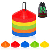 Clean Pioneer agile soccer cones in bright colors for fast drill sessions