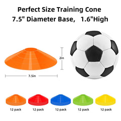 Clean Pioneer cones with portable tote bag and bracket frame for easy transport
