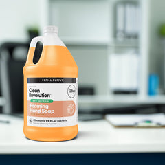 128 oz gallon refill demonstrating waste-reducing bulk packaging