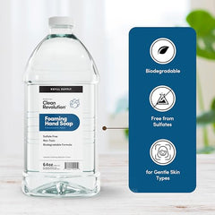 Clean Revolution dispenser-compatible refill ready for quick top-ups