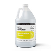 Clean Revolution refill 128oz bottle ready for multiple uses, reducing single-use plastics.