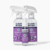 CleanBoss Wrinkle Boss Release Spray bottle for quick wrinkle release on fabrics