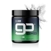 CleanForm Nutrition goBHB clean energy powder tub for steady, caffeine-free energy.