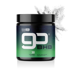 CleanForm Nutrition goBHB clean energy powder tub for steady, caffeine-free energy.