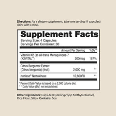 Closeup of CleanForm Pure Blood capsules showcasing clinically dosed nattokinase