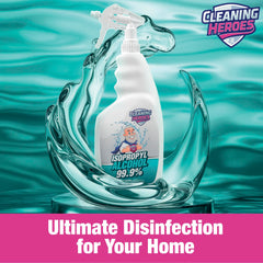 Cleaning Heroes 99% IPA supports minor wound care and surface disinfection