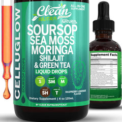 CelluGlow bottle front by Clean Nutraceuticals showing label for daily wellness