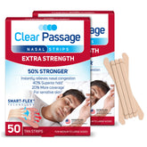 Clear Passage Extra Strength tan packaging ready for instant breathing support