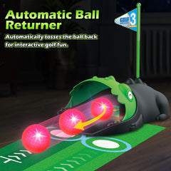 Clemas LED glow golf balls lighting night practice.