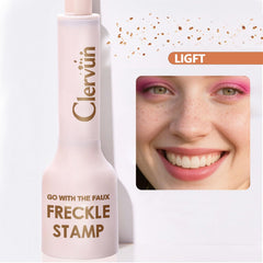 CLERVUN Freckle Stamp activation shows ink flow for quick use