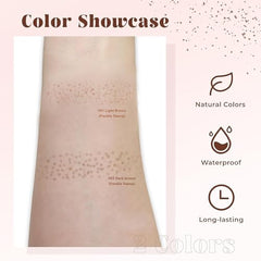CLERVUN Freckle Stamp Pen hands-on application for precise freckles
