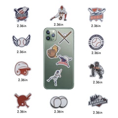 Cleverplay baseball stickers held in hand show scale and appeal.