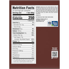 CLIF Bar Chocolate Brownie bars on hiking trail for sustained energy during climbs.