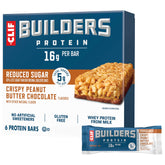 CLIF BUILDERS Crispy Peanut Butter Chocolate bar pack for on-the-go protein.