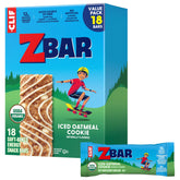 Clif Kid Zbar Iced Oatmeal Cookie box shown as a convenient lunchbox snack