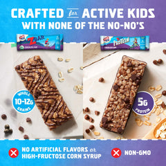 Clif Kid Zbar organic oats close-up powering a wholesome snack.