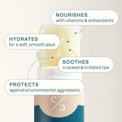 Cliganic Lip Balm Set – Vanilla flavor, softens lips with natural hydration.