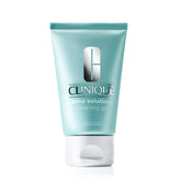 Clinique Acne Solutions Cleansing Gel bottle closeup showing 2% salicylic acid for oil control