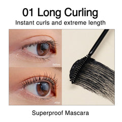 CLIO PROFESSIONAL Kill Lash Superproof Mascara waterproof hold for smudge-free all-day wear.