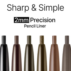 CLIO Professional liner glides smoothly without tugging for comfortable eye makeup application.