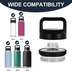 CLOCASIK screw top lid fits YETI Rambler 26oz for secure, mess-free hydration