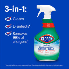 Clorox Clean-Up bottle-pour showing easy dispensing for messes.
