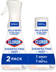 Clorox Disinfecting Mist bottle ready for quick hard-surface disinfection.