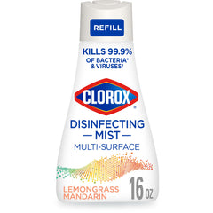 Clorox Disinfecting Mist refill bottle for multi-surface disinfection.