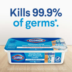 Bleach free Clorox mop pad designed for multi surface floors
