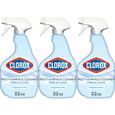 Clorox Free & Clear spray bottle for versatile all-surface cleaning.