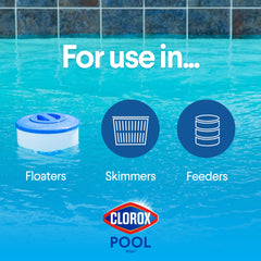 Clorox Pool&Spa XtraBlue formula stays stable in sunlight.