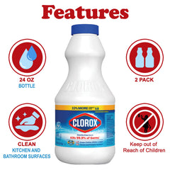Pouring action shows easy measurement for consistent cleaning and whitening.