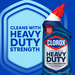 Clorox cleaner delivers maximum cling for full bowl coverage.