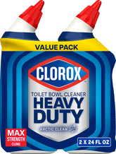 Clorox heavy-duty Arctic Clean bottle ready for tough stains.