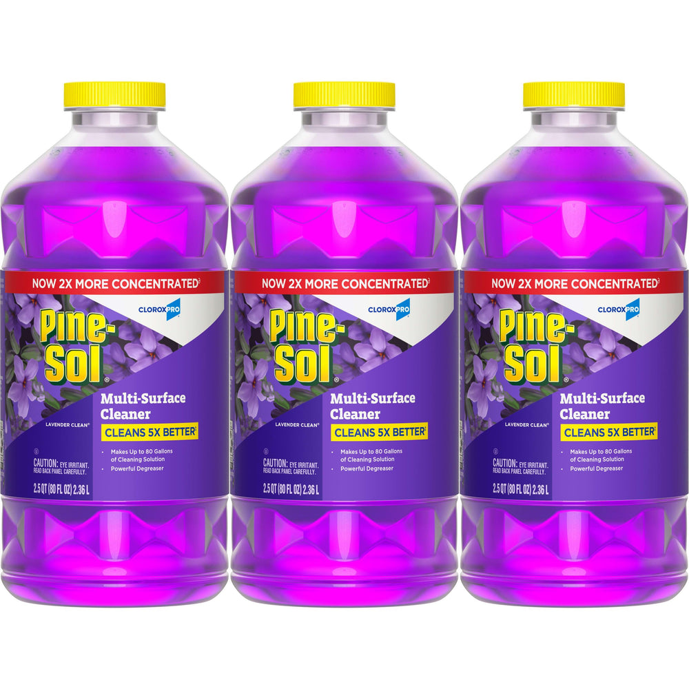 CloroxPro Pine-Sol Lavender bottle for all-surface cleaning.
