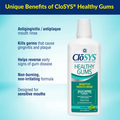 CloSYS Germ-kill action targets plaque and gingivitis-causing bacteria