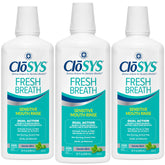CloSYS Gentle Mint bottle 32oz for lasting fresh breath
