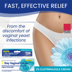 Clotrimazole 3-Day Cream with disposable applicators for single-use hygiene