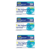Clotrimazole 3-Day Vaginal Cream tubes, compact and discreet for travel and storage