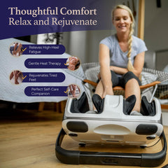 Cloud Massage deep kneading rollers close-up for foot tension relief.