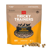 Cloud Star Tricky Trainers cheddar bag closeup highlighting crunchy texture for training rewards.