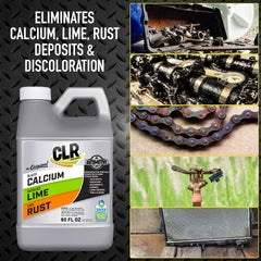 CLR bottle pour action showing easy application for cleaning