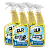 CLR Brilliant Bath foaming cleaner spray bottle ready to tackle soap scum.