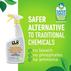 CLR remover targets coffee pots and kettles for mineral removal.